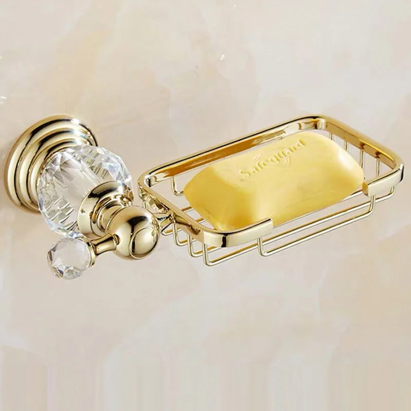 Luxury gold polished brass bathroom accessories set by 𝕄𝕔 𝕋𝕙𝕖 𝔹𝕝𝕒𝕔𝕜 𝔻𝕚𝕒𝕞𝕠𝕟