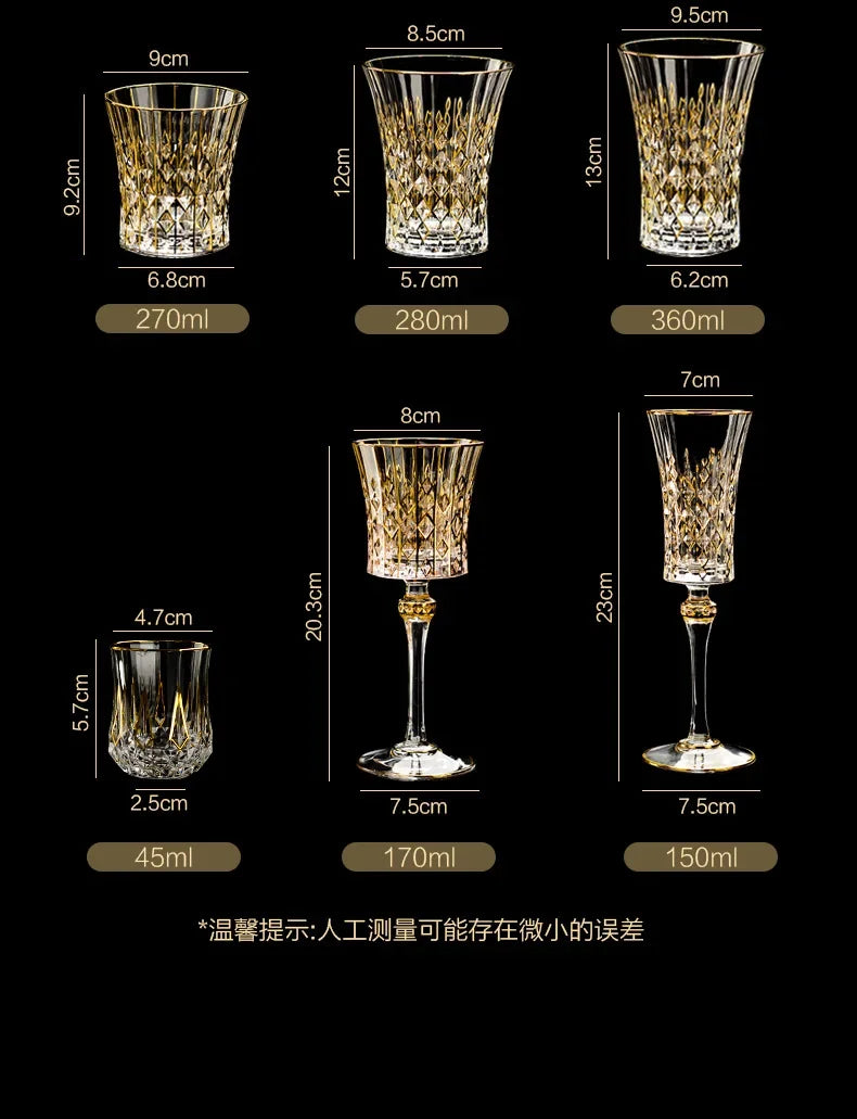 Luxury French CDA whisky and red wine glasses by 𝕄𝕔 𝕋𝕙𝕖 𝔹𝕝𝕒𝕔𝕜 𝔻𝕚𝕒𝕞𝕠�