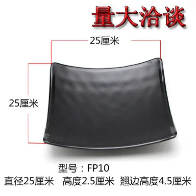 Black melamine bone-shaped plate with BBQ cover from 𝕄𝕔 𝕋𝕙𝕖 𝔹𝕝𝕒𝕔𝕜 𝔻𝕚𝕒𝕞𝕠�