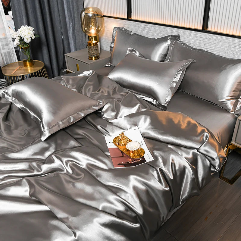 A/B double-sided color bedding set by 𝕄𝕔 𝕋𝕙𝕖 𝔹𝕝𝕒𝕔𝕜 𝔻𝕚𝕒𝕞𝕠𝕟