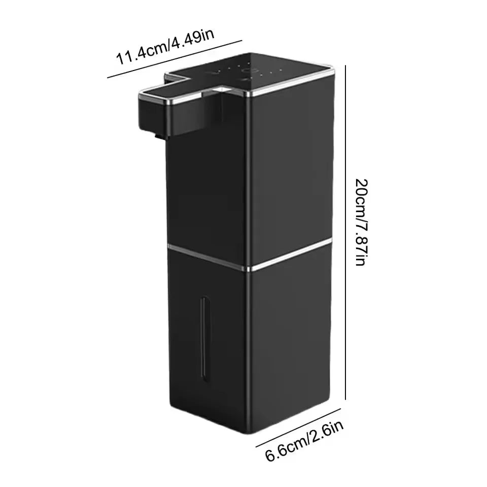 Wall-mounted MC THE BLACK DIAMOND touchless automatic soap dispenser for kitchen and bathroom hand washing.