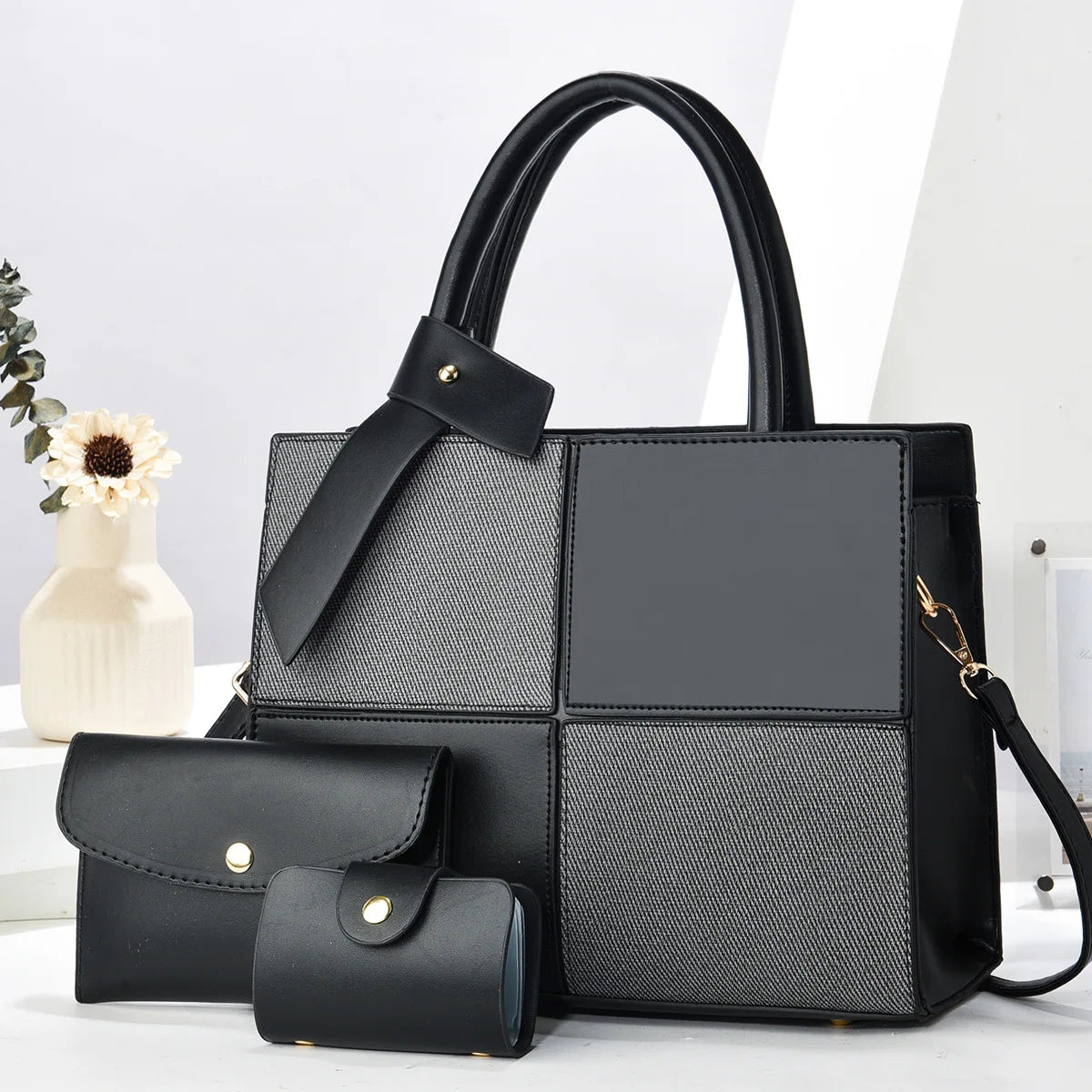 Women shoulder bag by Mohammad Collection, large capacity canvas tote with casual foreign style, crossbody design and single handle.
