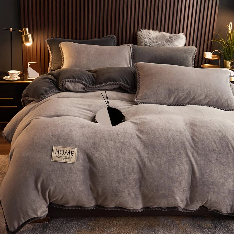 Modern style double-sided milk velvet winter duvet cover by ๐๐ ๐๐๐ ๐น๐๐๐๐ ๐ป๐๐๐๐ ๏ฟฝ
