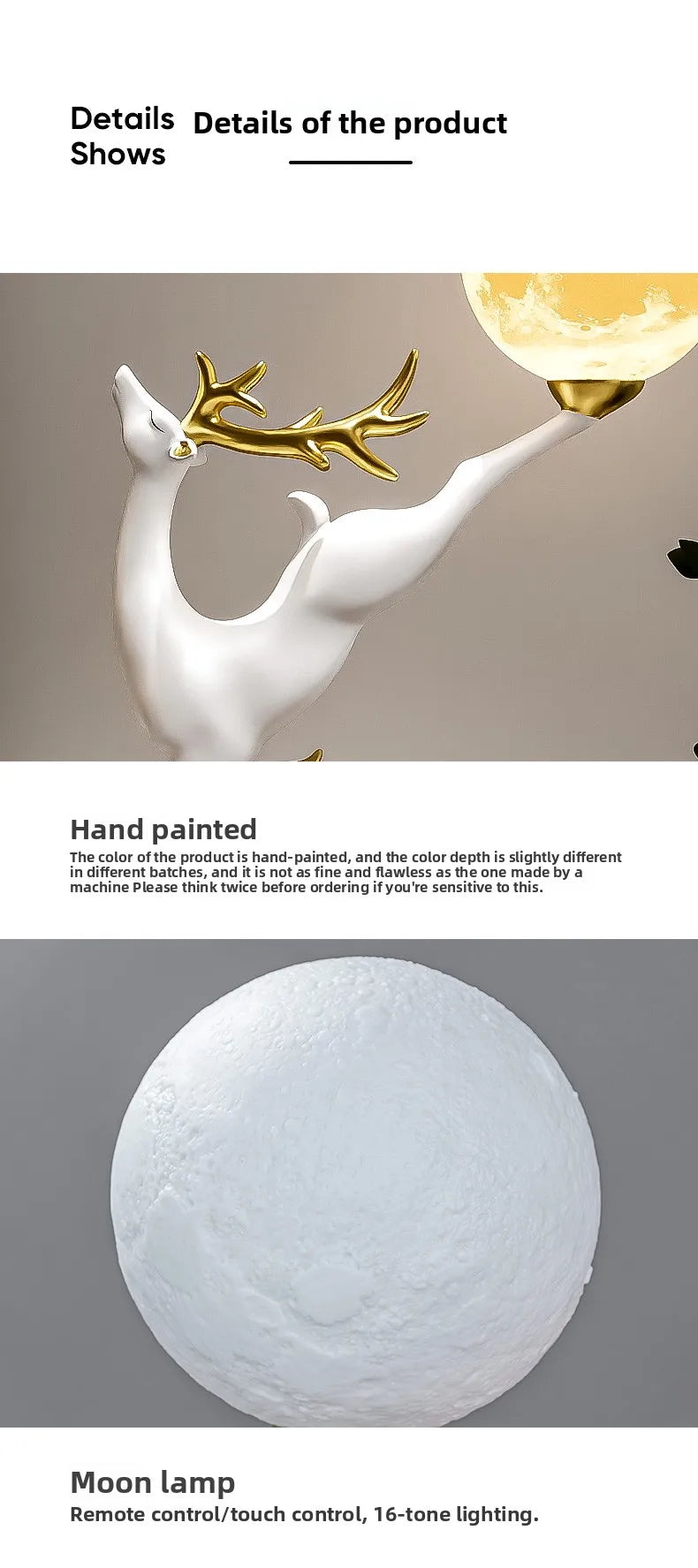 Nordic Luxury Home Decor Deer Figurine by 𝕄𝕔 𝕋𝕙𝕖 𝔹𝕝𝕒𝕔𝕜 𝔻𝕚𝕒𝕞𝕠�