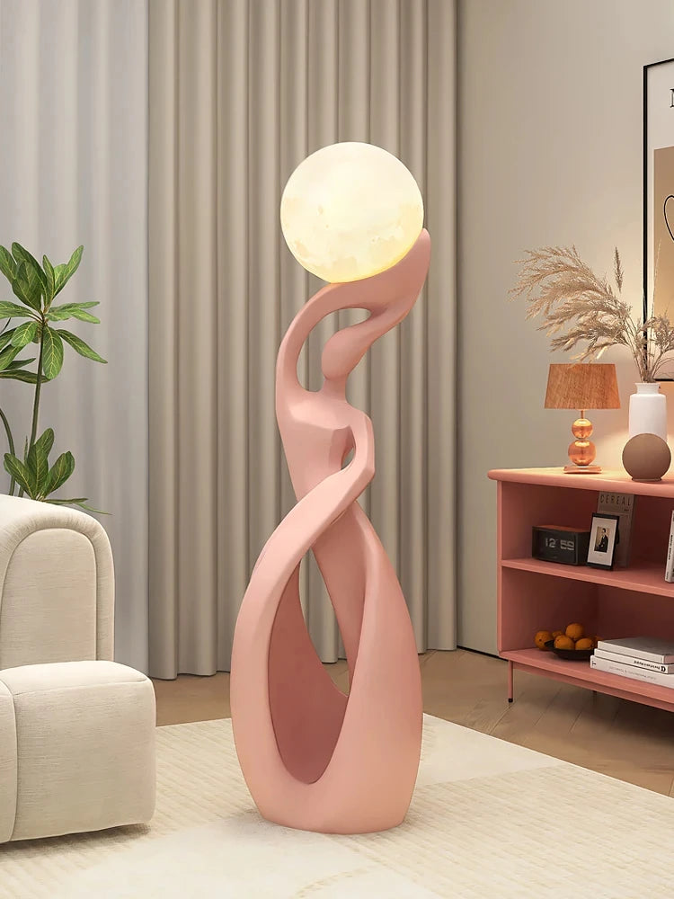 Large abstract luminous sculpture by 𝕄𝕔 𝕋𝕙𝕖 𝔹𝕝𝕒𝕔𝕜 𝔻𝕚𝕒𝕞𝕠𝕟𝕕
