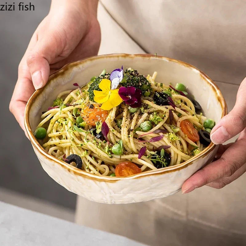 Kiln Changes Ceramic deep soup and salad bowl by 𝕄𝕮 𝕋𝕙𝕖 𝔹𝕝𝕒𝕔𝕜 𝔻𝕚𝕒𝕞𝕠�