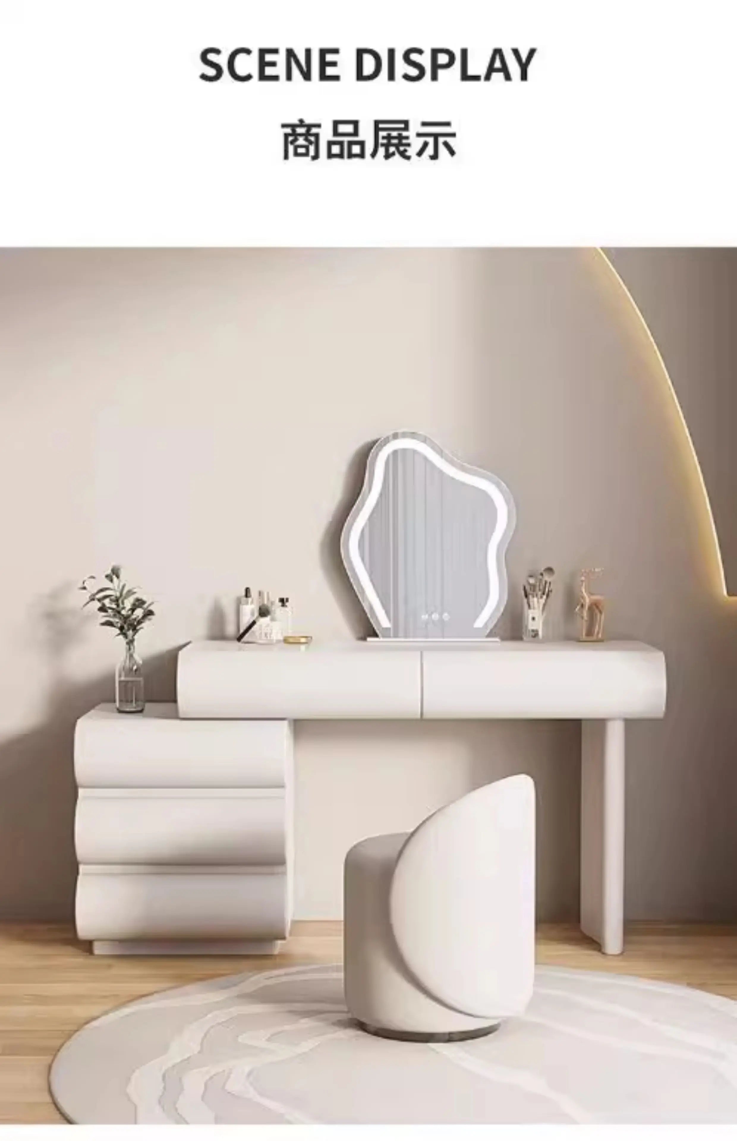 Mirror drawers vanity table by 𝕄𝕮 𝕋𝕙𝕖 𝔹𝕝𝕒𝕔𝕜 𝔻𝕚𝕒𝕞𝕠𝕟𝕕
