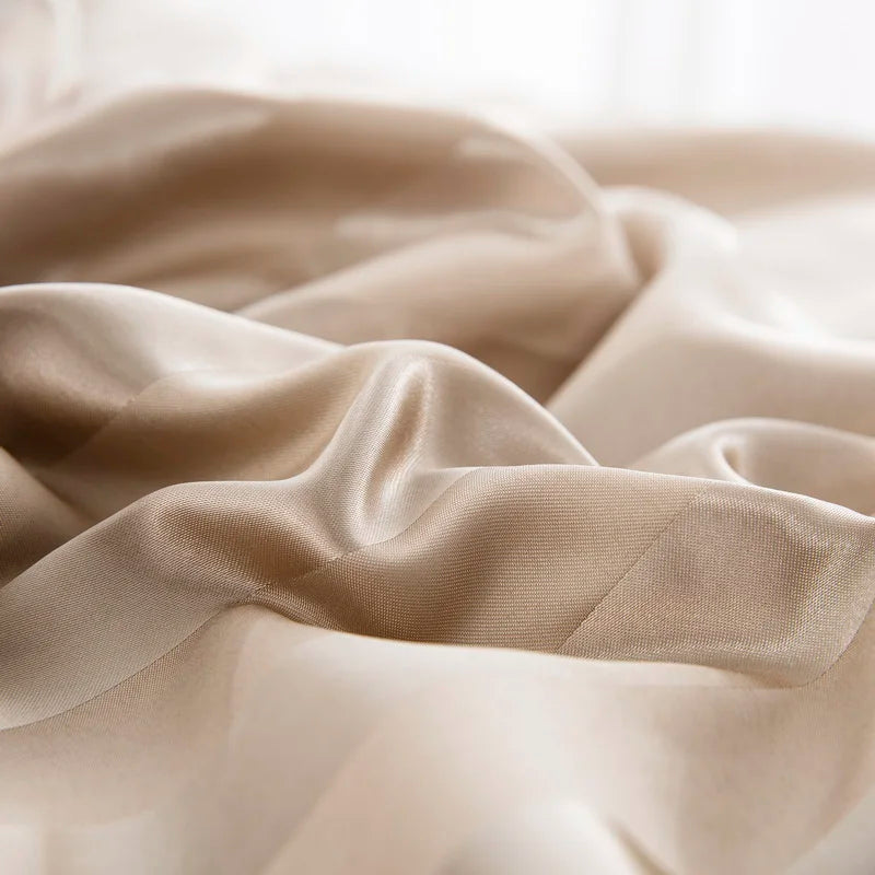 Ivory white satin striped duvet cover set by 𝕄𝕔 𝕋𝕙𝕖 𝔹𝕝𝕒𝕔𝕜 𝔻𝕚𝕒𝕞𝕠�
