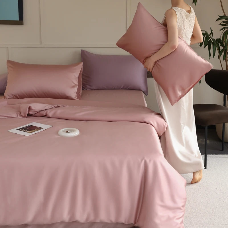 MC Collection 100% Mulberry Silk Bedding Set from 𝕄𝕔 𝕋𝕙𝕖 𝔹𝕝𝕒𝕔𝕜 𝔻𝕚𝕒𝕞𝕠
