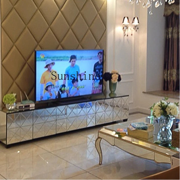European mirror TV cabinet by 𝕄𝕔 𝕋𝕙𝕖 𝔹𝕝𝕒𝕔𝕜 𝔻𝕚𝕒𝕞𝕠𝕟𝕕