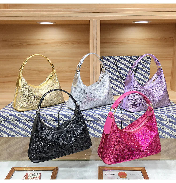 Women’s shiny evening handbag by 𝕄𝕔 𝕋𝕙𝕖 𝔹𝕝𝕒𝕔𝕜 𝔻𝕚𝕒𝕞𝕠𝕟�