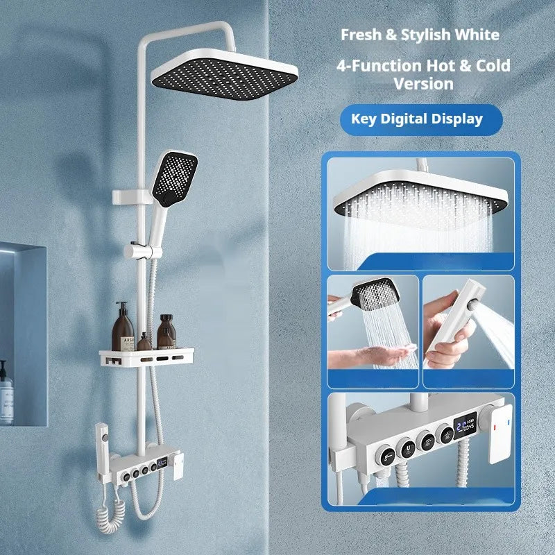 Modern Mc The Black Diamonds bath shower head set with adjustable shower and sleek design for home bathroom use.