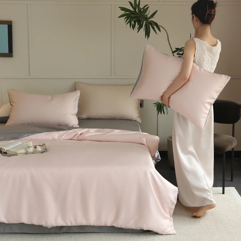 MC Collection 100% Mulberry Silk Bedding Set by 𝕄𝕔 𝕋𝕙𝕖 𝔹𝕝𝕒𝕔𝕜 𝔻𝕚𝕒𝕞𝕠