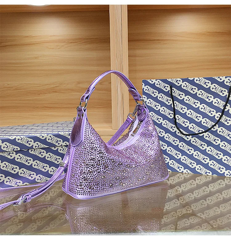 Women’s shiny evening handbag by 𝕄𝕔 𝕋𝕙𝕖 𝔹𝕝𝕒𝕔𝕜 𝔻𝕚𝕒𝕞𝕠𝕟�