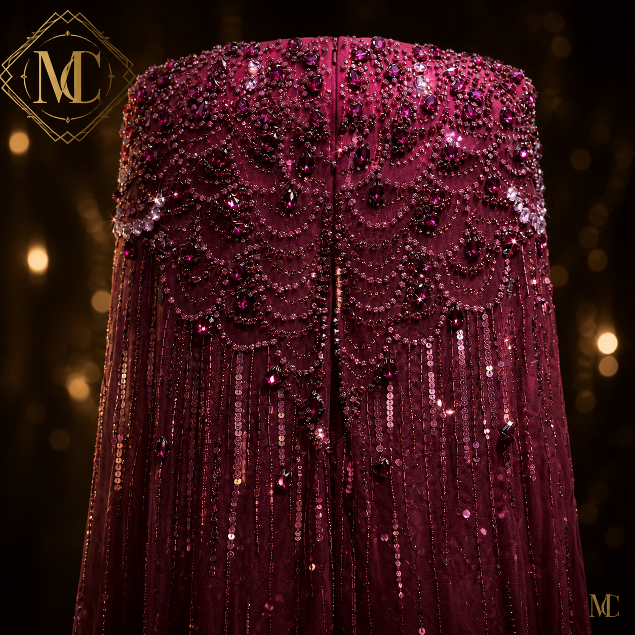 Luxury Dubai Sage Gree Women Dress by MC THE BLACK DIAMOND, featuring elegant fabric and intricate design details.