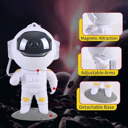 Galaxy Star Projector Starry Sky Night Light Astronaut Lamp Home Room Decor Decoration Bedroom Decorative Luminaires Gift - 𝕄𝕮 𝕋𝕙𝕖 𝔹𝕝𝕒𝕔𝕜 𝔻𝕚𝕒𝕞𝕠𝕟𝕕