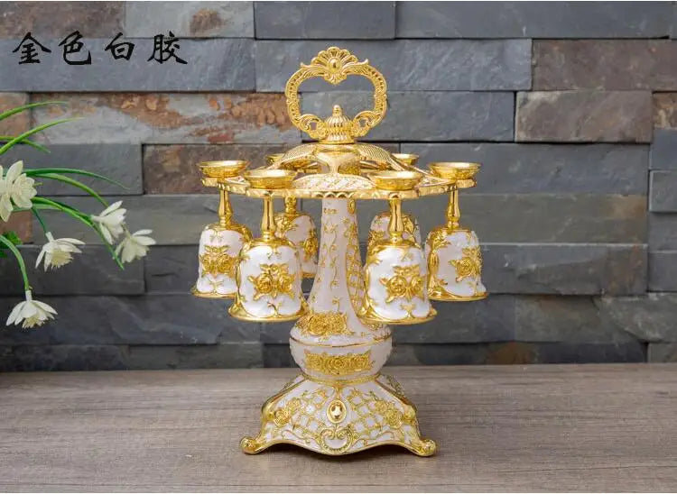 Set of six Europe metal decorative whiskey cups by 𝕄𝕔 𝕋𝕙𝕖 𝔹𝕝𝕒𝕔𝕜 𝔻𝕚𝕒𝕞𝕠�