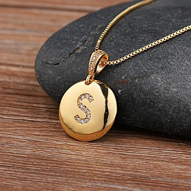Nidin initial letter necklace by 𝕄𝕔 𝕋𝕙𝕖 𝔹𝕝𝕒𝕔𝕜 𝔻𝕚𝕒𝕞𝕠𝕟�