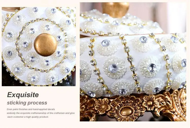 Decorative resin diamond fruit bowl by MC THE BLACK DIAMOND, filled with dried fruit and candies, ideal for home living room decor.