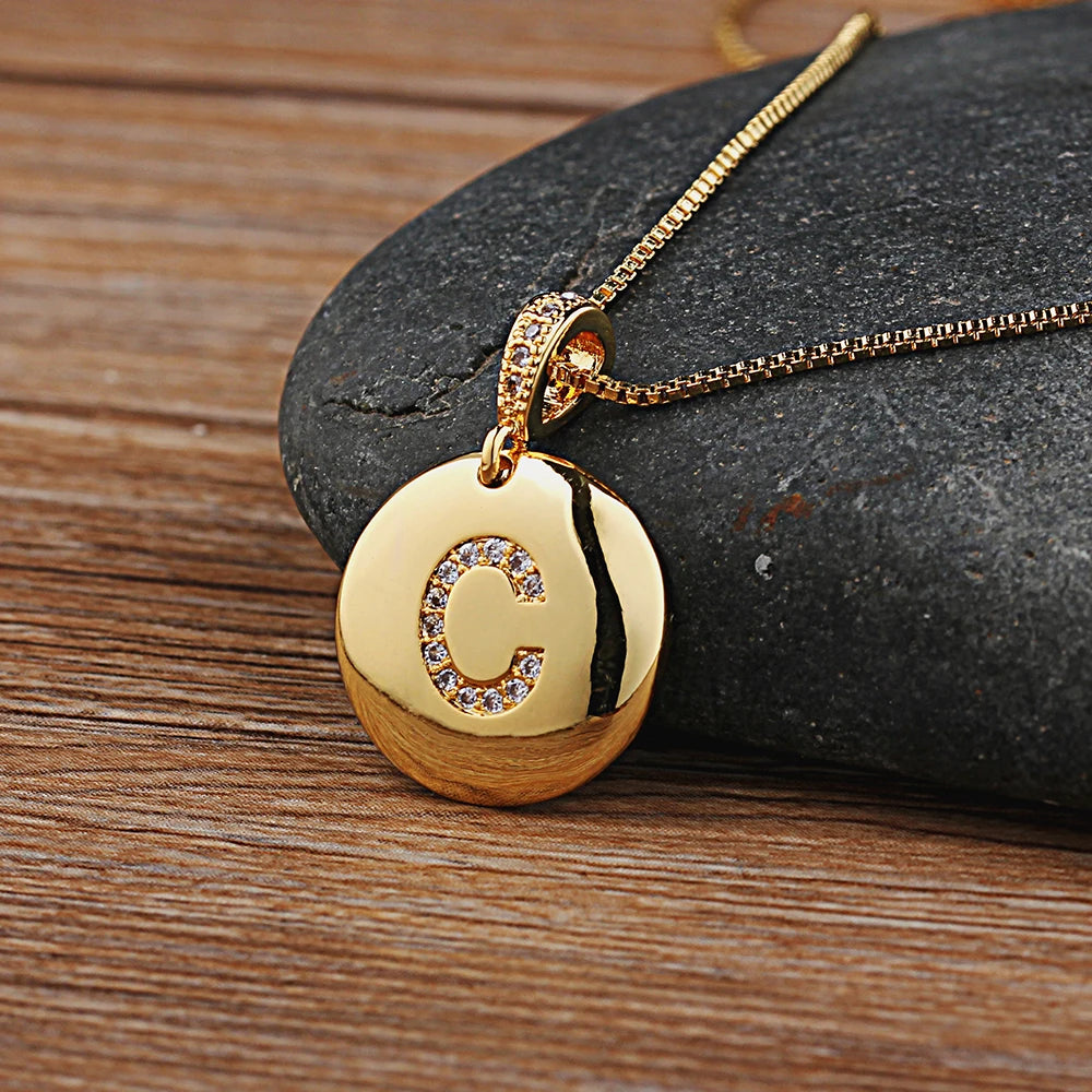 Nidin initial letter necklace by 𝕄𝕔 𝕋𝕙𝕖 𝔹𝕝𝕒𝕔𝕜 𝔻𝕚𝕒𝕞𝕠𝕟�