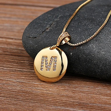 Nidin initial letter necklace by 𝕄𝕔 𝕋𝕙𝕖 𝔹𝕝𝕒𝕔𝕜 𝔻𝕚𝕒𝕞𝕠𝕟�