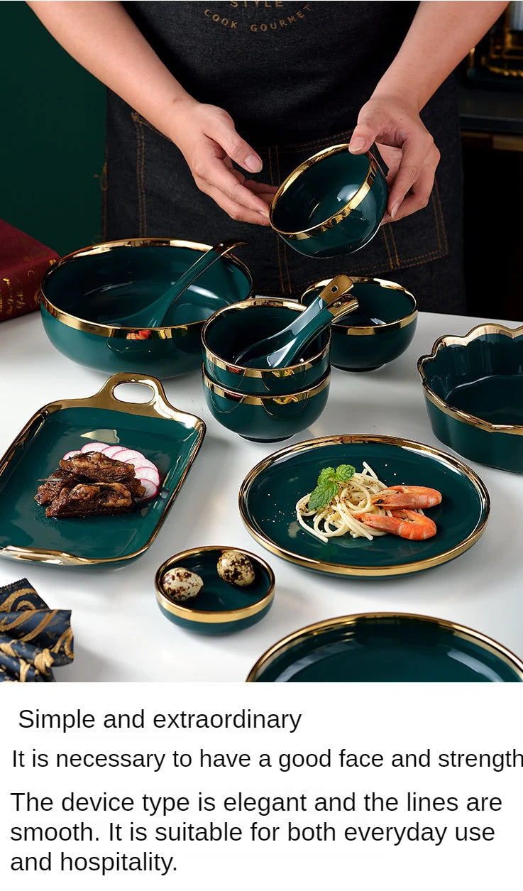 18-piece ceramic dinnerware set by 𝕄𝕔 𝕋𝕙𝕖 𝔹𝕝𝕒𝕔𝕜 𝔻𝕚𝕒𝕞𝕠𝕟�