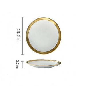 10 inch white plate