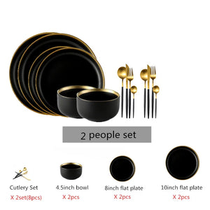 2 people set