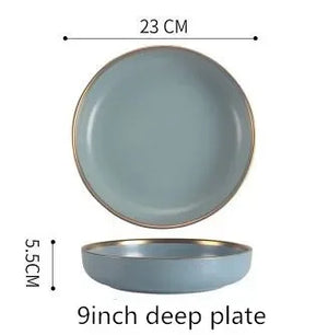 9inch deep plate