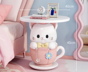 Pink side table
