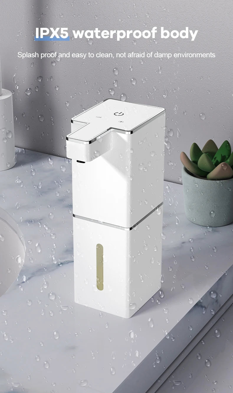 MC THE BLACK DIAMOND wall-mounted touchless soap dispenser with sensor for automatic hand washing in kitchen or bathroom.