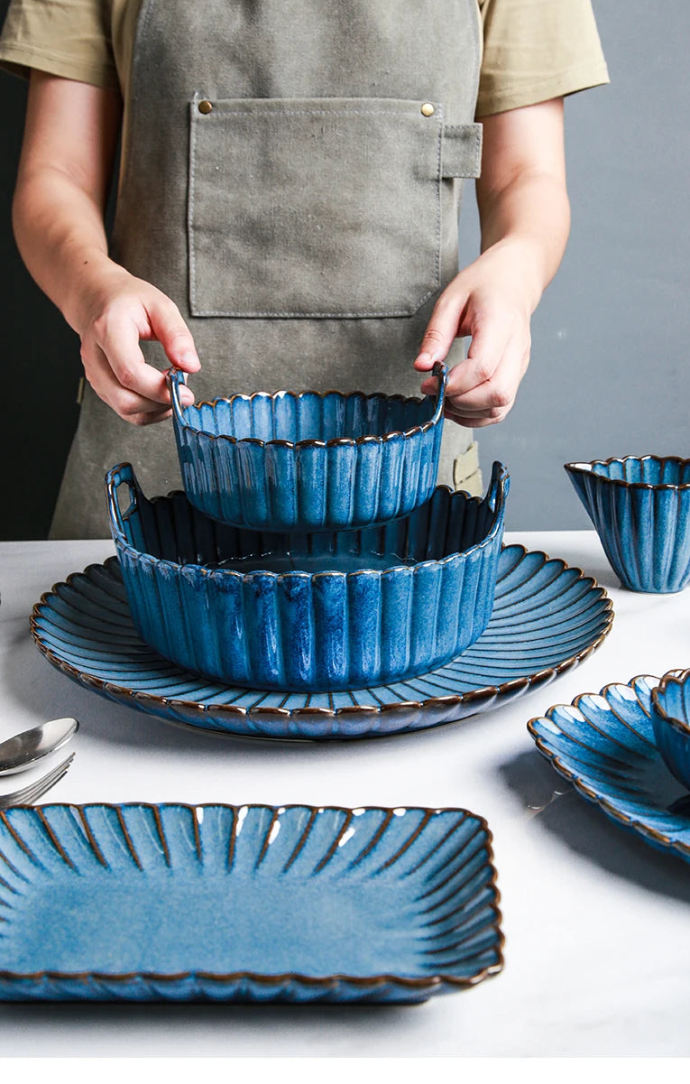 Retro ceramic dinner plate by 𝕄𝕮 𝕋𝕙𝕖 𝔹𝕝𝕒𝕔𝕜 𝔻𝕚𝕒𝕞𝕠𝕟𝕕