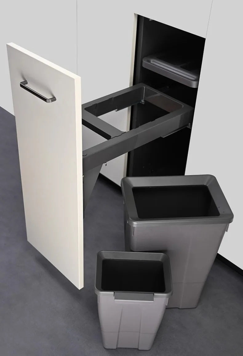 Large capacity kitchen cabinet embedded trash can by 𝕄𝕔 𝕋𝕙𝕖 𝔹𝕝𝕒𝕔𝕜 𝔻𝕚𝕒𝕞𝕠𝕟