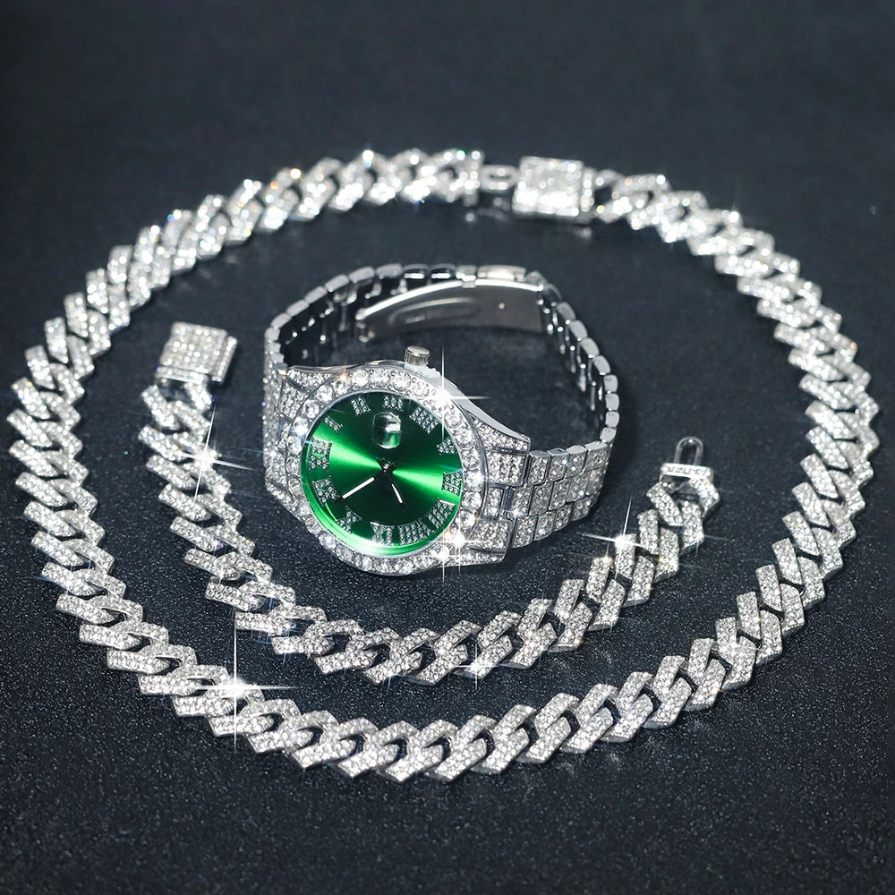 Three men's silver watches from 𝕄𝕔 𝕋𝕙𝕖 𝔹𝕝𝕒𝕔𝕜 𝔻𝕚𝕒𝕞𝕠𝕟𝕕