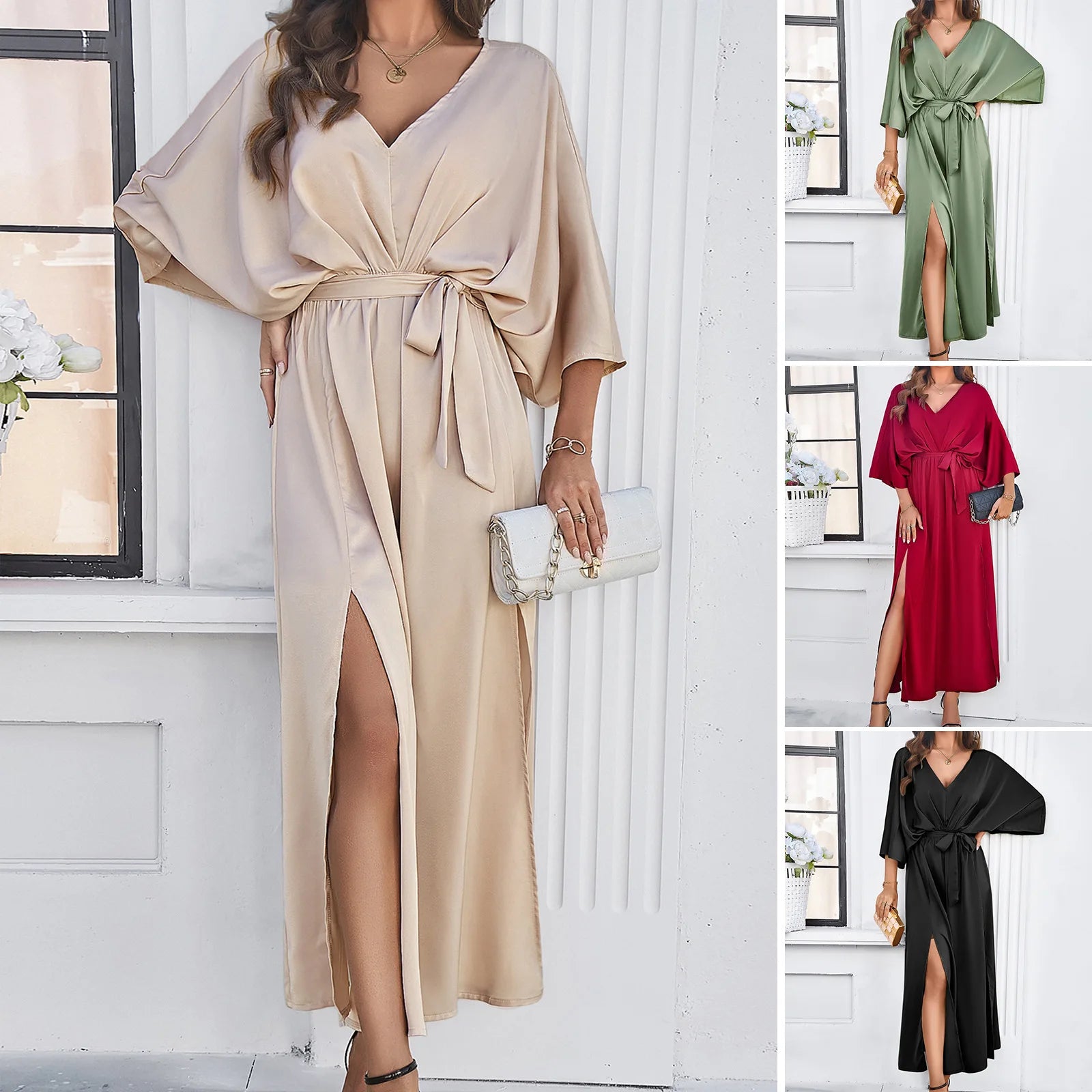 Elegant women's dress from Mohammad Collection, featuring fashionable female clothing with a stylish and sophisticated design.