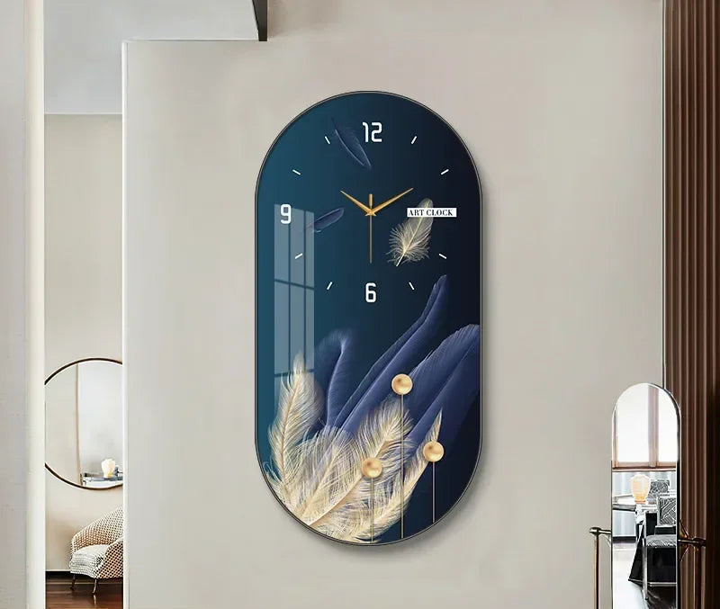 Nordic luxury Wall Clock by 𝕄𝕔 𝕋𝕙𝕖 𝔹𝕝𝕒𝕔𝕜 𝔻𝕚𝕒𝕞𝕠𝕟�