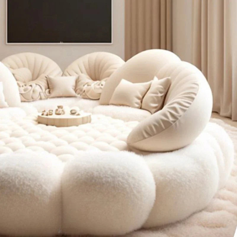 Round aesthetics soft bed frame by 𝕄𝕔 𝕋𝕙𝕖 𝔹𝕝𝕒𝕔𝕜 𝔻𝕚𝕒𝕞𝕠𝕟�