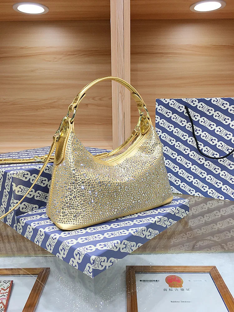 Women’s shiny evening handbag by 𝕄𝕔 𝕋𝕙𝕖 𝔹𝕝𝕒𝕔𝕜 𝔻𝕚𝕒𝕞𝕠𝕟�