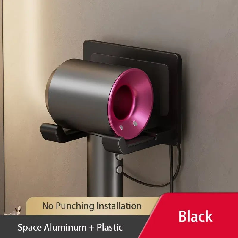 Bathroom hair dryer hanger and suction cup storage rack by 𝕄𝕔 𝕋𝕙𝕖 𝔹𝕝𝕒𝕔𝕜 𝔻𝕚𝕒𝕞𝕠�