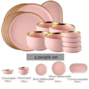 4 people set