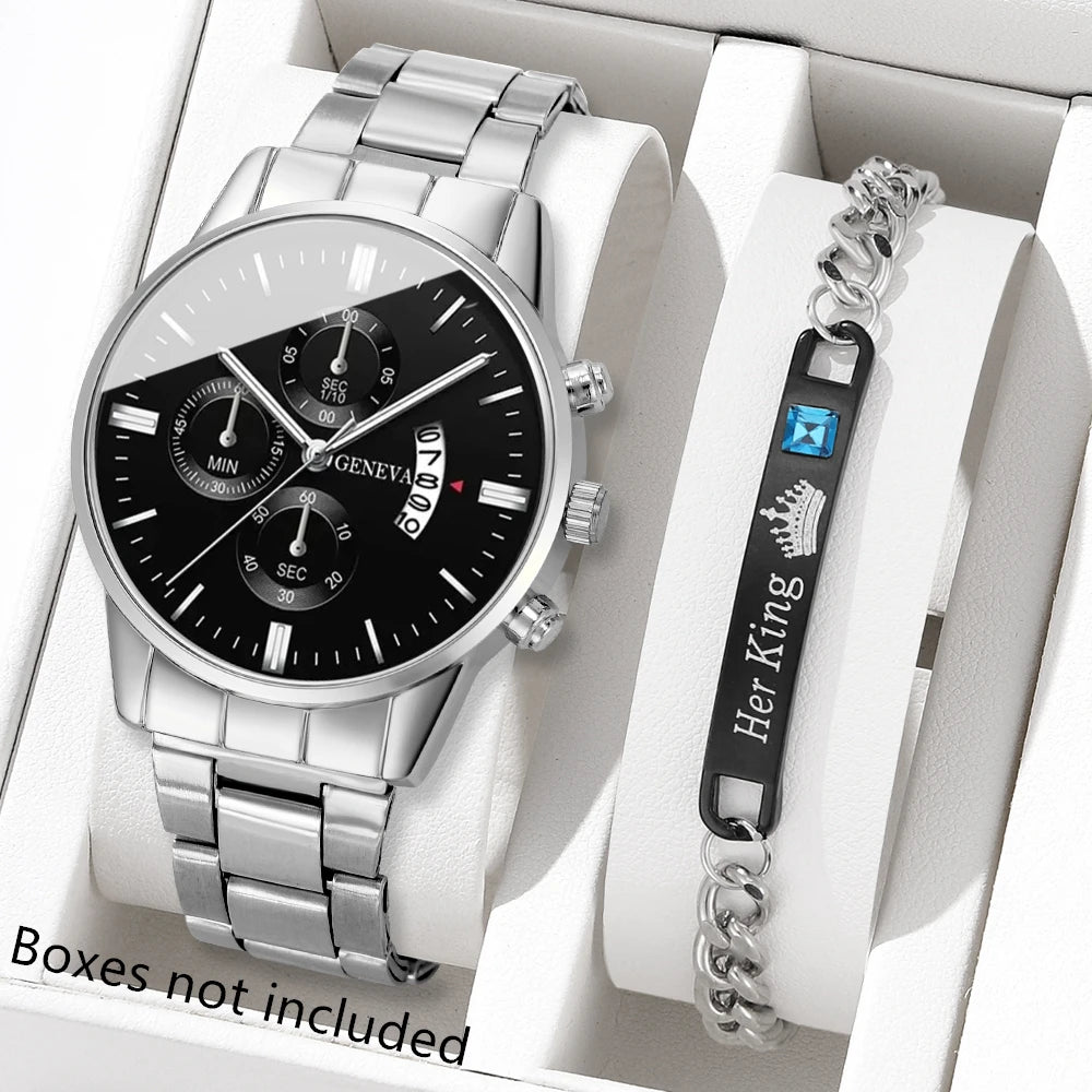 Men's luxury stainless steel wristwatch by 𝕄𝕔 𝕋𝕙𝕖 𝔹𝕝𝕒𝕔𝕜 𝔻𝕚𝕒𝕞𝕠𝕟