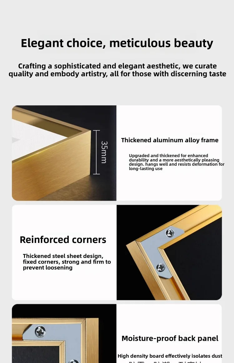 Light luxury nine fish wall art poster by 𝕄𝕔 𝕋𝕙𝕖 𝔹𝕝𝕒𝕔𝕜 𝔻𝕚𝕒𝕞𝕠𝕟