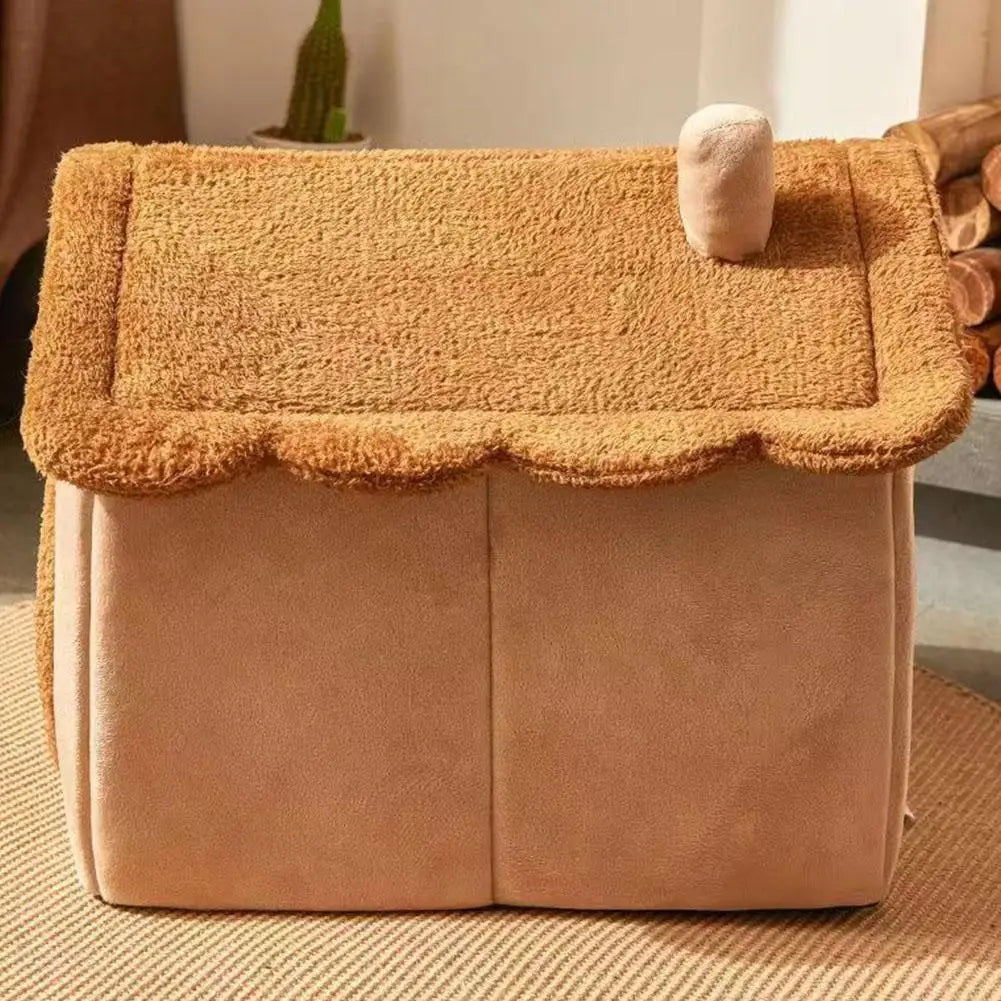 Warm cat window bed by MC THE BLACK DIAMOND, featuring a cozy, thickened pet house designed for winter warmth and comfort.