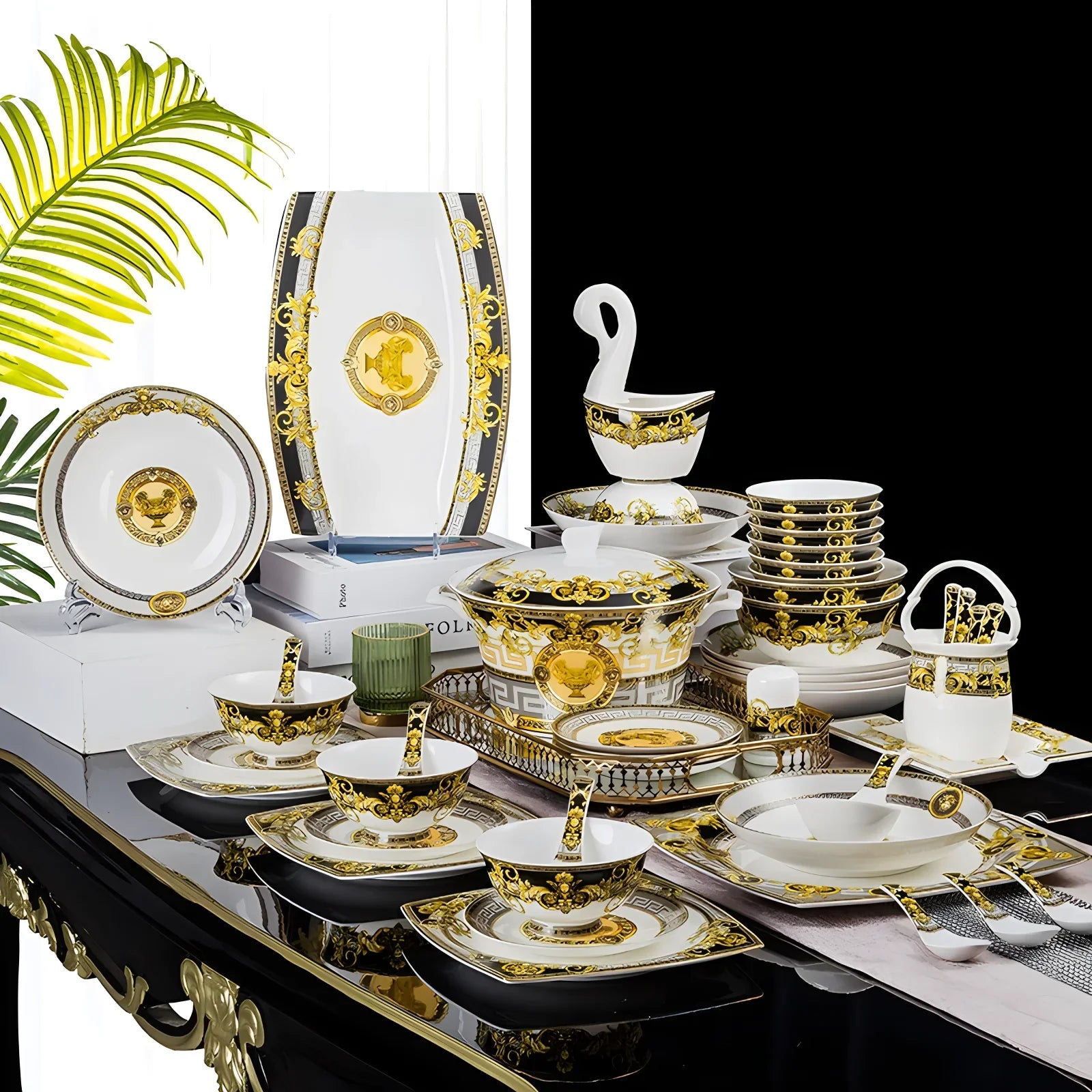 Eco-friendly ceramic dinnerware set by 𝕄𝕔 𝕋𝕙𝕖 𝔹𝕝𝕒𝕔𝕜 𝔻𝕚𝕒𝕞𝕠𝕟�