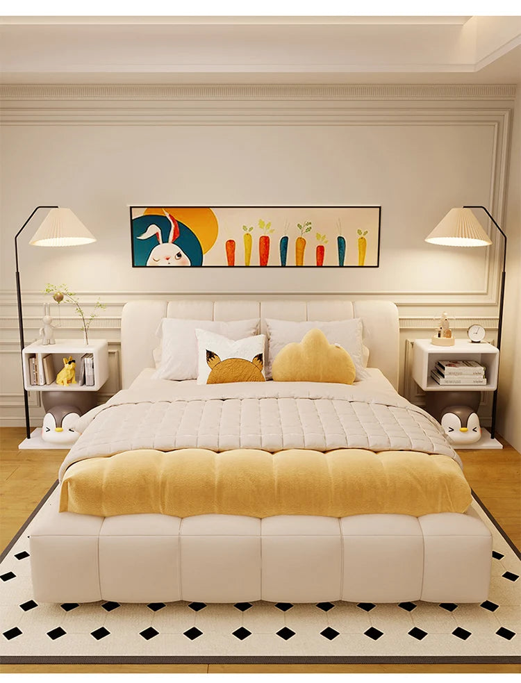 MC THE BLACK DIAMOND children's bedroom nightstand with sleek wood finish and simple drawer design.