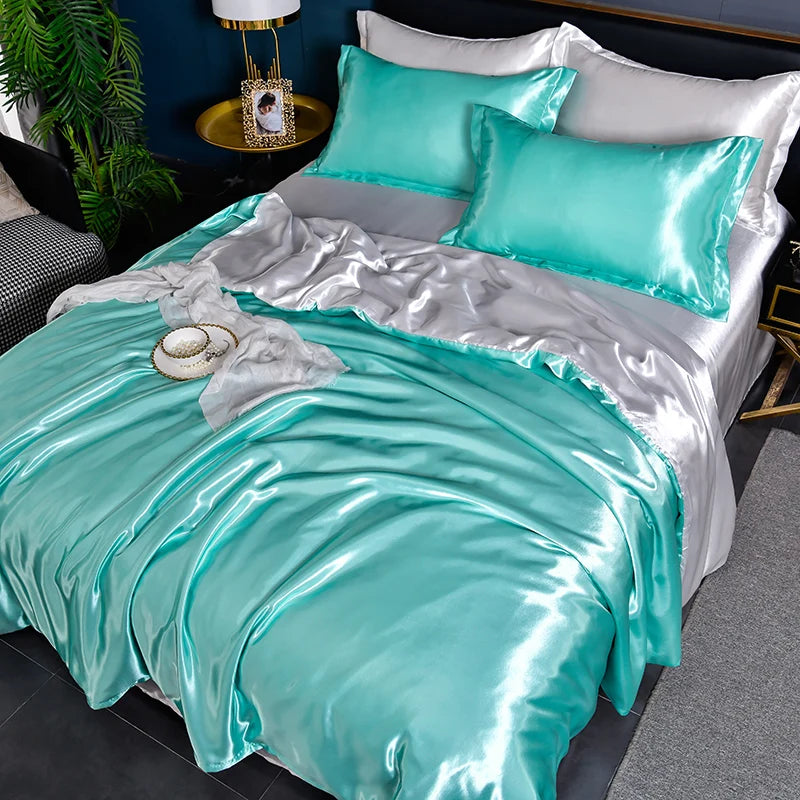 Double-sided color bedding set by 𝕄𝕔 𝕋𝕙𝕖 𝔹𝕝𝕒𝕔𝕜 𝔻𝕚𝕒𝕞𝕠𝕟�