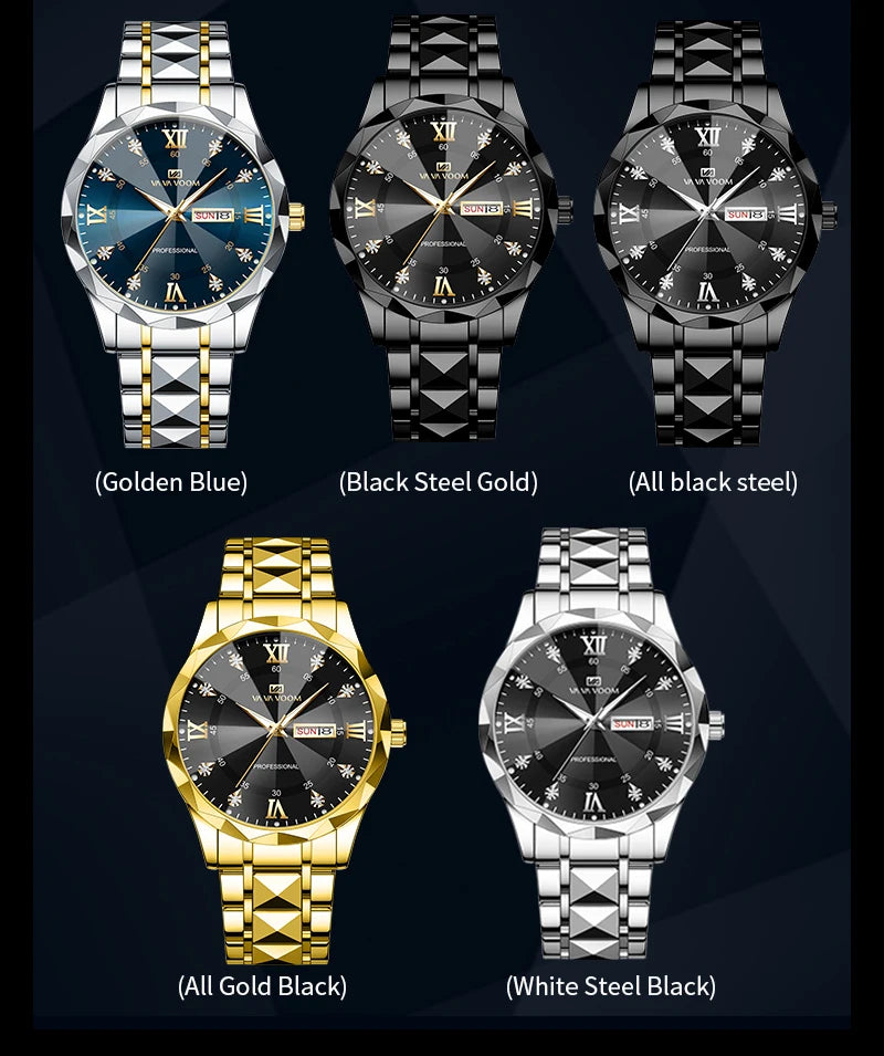 Men's luxury watch by 𝕄𝕔 𝕋𝕙𝕖 𝔹𝕝𝕒𝕔𝕜 𝔻𝕚𝕒𝕞𝕠𝕟𝕕