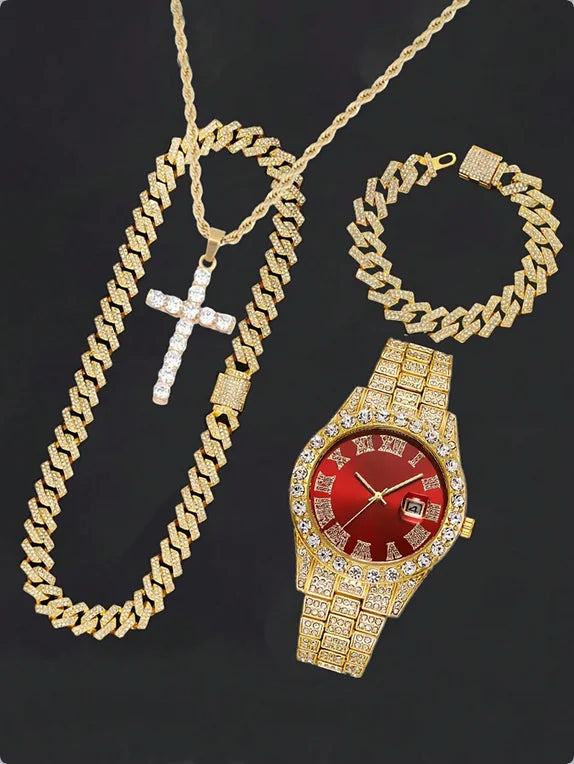 Men's 16mm Hip Hop Miami Cuban link chain necklace from 𝕄𝕔 𝕋𝕙𝕖 𝔹𝕝𝕒𝕔𝕜 𝔻𝕚𝕒𝕞�