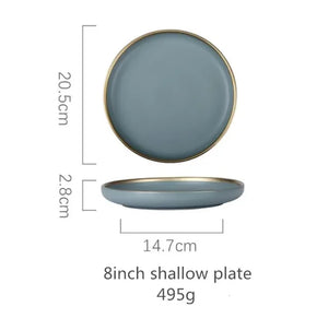 8inch shallow plate