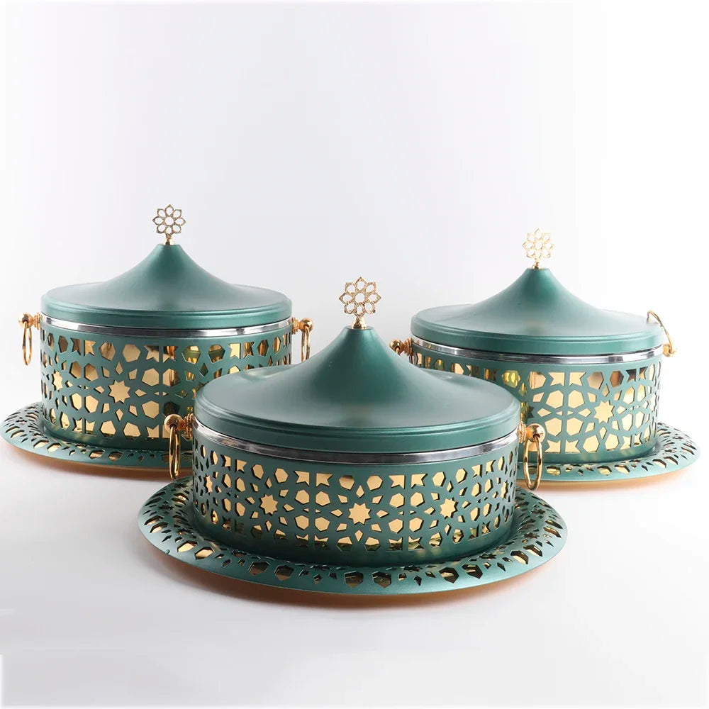 Stainless steel restaurant catering chafing dish set by 𝕄𝕔 𝕋𝕙𝕖 𝔹𝕝𝕒𝕔𝕜 𝔻𝕚𝕒𝕞𝕠
